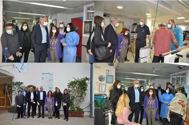 ביקור מנכ"ל משרד הבריאות פרופסור נחמן אש בבית החולים רעות תל אביב