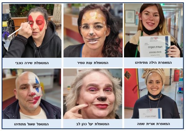 פרויקט איפור לפורים בית ספר ירין שחף